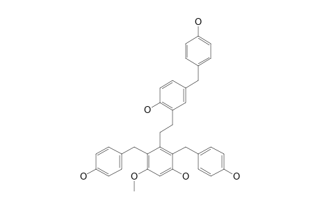 BULBOCODIN;2',3-DIHYDROXY-5-METHOXY-2,5',6-TRI-(PARA-HYDROXYBENZYL)-BIBENZYL