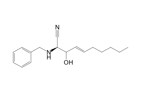 (+)-(2R/S,3S,4E)-2-Benzylamino-3-hydroxydec-4-enenitrile