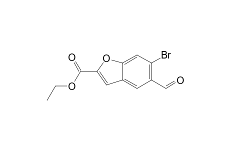 6-Bromo-2-ethoxycarbonyl-5-formylbenzofuran