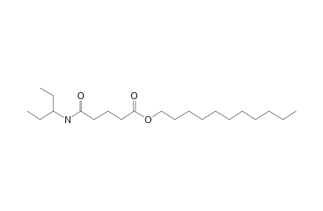 Glutaric acid, monoamide, N-(3-pentyl)-, undecyl ester