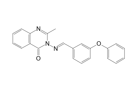 2-methyl-3-{[(E)-(3-phenoxyphenyl)methylidene]amino}quinazolin-4(3H)-one