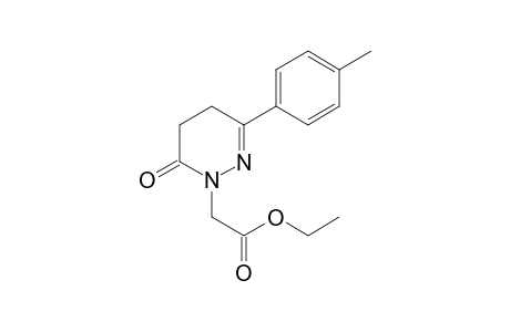 5,6-dihydro-6-oxo-3-p-tolyl-1(4H)-pyridazineacetic acid, ethyl ester