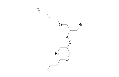 5-[3-bromanyl-2-[(1-bromanyl-3-pent-4-enoxy-propan-2-yl)disulfanyl]propoxy]pent-1-ene