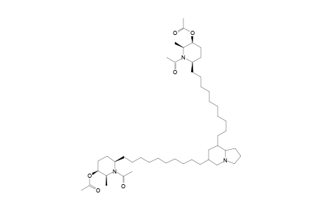 rel-N,N',O,O'- Tetraacetyl-6'''',7''''-Dihydrojuliprosopine