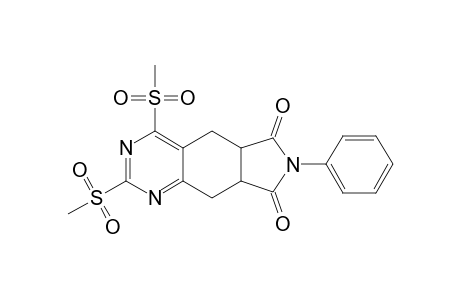 2,4-Bis(methylsulfonyl)-7-phenyl-8a,9-dihydro-5H-pyrrolo[3,4-g]quinazoline-6,8(5aH,7H)-dione