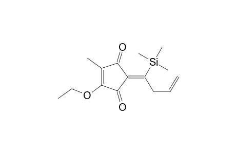 (2E)-4-ethoxy-5-methyl-2-(1-trimethylsilylbut-3-enylidene)cyclopent-4-ene-1,3-dione