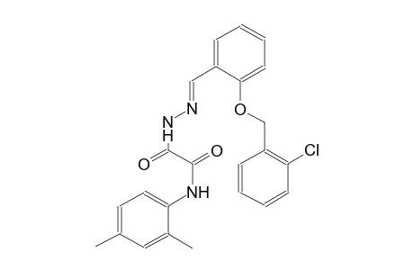 acetic acid, [(2,4-dimethylphenyl)amino]oxo-, 2-[(E)-[2-[(2-chlorophenyl)methoxy]phenyl]methylidene]hydrazide