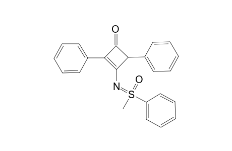 N-(3-Oxo-2,4-diphenylcyclobut-1-en-1-yl)-S,S-methylphenylsulfoximine