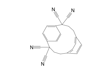 Tricyclo[10.2.2.2(5,8)]octadeca-5,7,12,14,15,17-hexaene-2,2,11,11-tetra carbonitrile