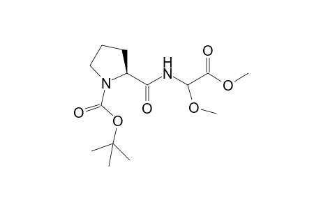 N-tert-butyloxycarbonyl-L-prolyl-D,L-.alphas.-methoxyglycine methyl ester