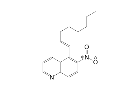 (E)-5-(oct-1-enyl)-6-nitroquinoline