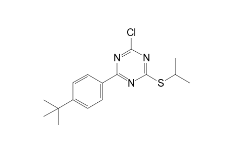 1,3,5-Triazine, 2-(4-tert-butylphenyl)-4-chloro-6-isopropylthio-