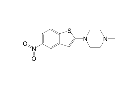 1-Methyl-4-(5-nitrobenzo[b]thiophen-2-yl)piperazine