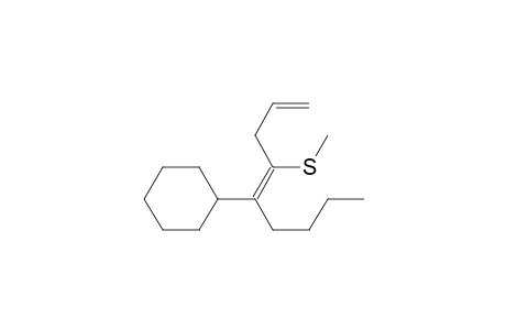 Cyclohexane, [1-butyl-2-(methylthio)-1,4-pentadienyl]-, (E)-