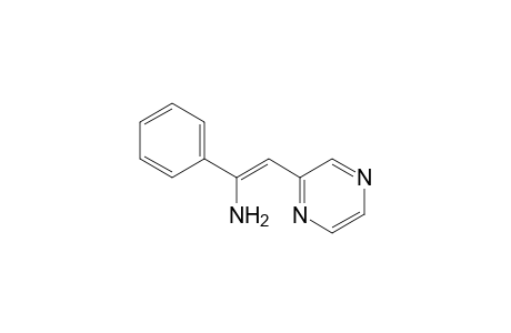 (Z)-1-phenyl-2-(2-pyrazinyl)ethenamine