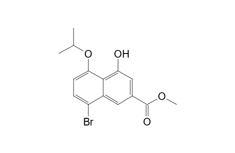 Methyl 4-hydroxy-8-bromo-5-isopropoxy-2-naphthoate
