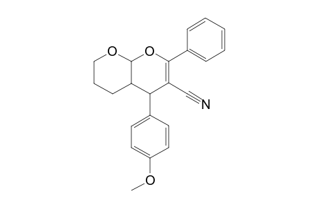 (4R*,4aS*,8aR*)-2-Phenyl-4-( 4'-methoxyphenyl)-1,4,4a,5,6,7,8,8a-octahydro-1,8-dioxanaphtho-3-carbonitrile