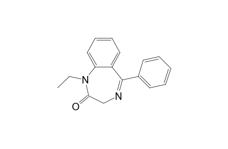 1-Ethyl-5-phenyl-3H-1,4-benzodiazepin-2-one