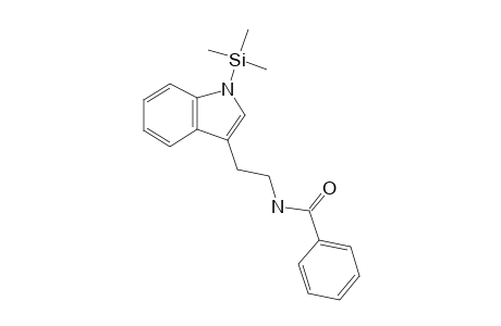 N-[2-(1H-Indol-3-yl)ethyl]benzamide, tms derivative