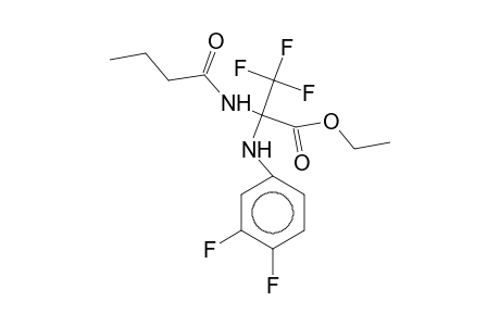 Ethyl 2-butyramido-2-(3,4-difluoroanilino)-3,3,3-trifluoropropionate