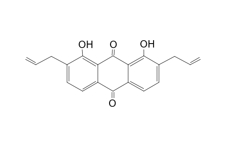 1,8-bis(oxidanyl)-2,7-bis(prop-2-enyl)anthracene-9,10-dione