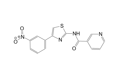 N-[4-(3-nitrophenyl)-1,3-thiazol-2-yl]nicotinamide