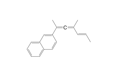 (E)-2-(4-methylhepta-2,3,5-trien-2-yl)naphthalene