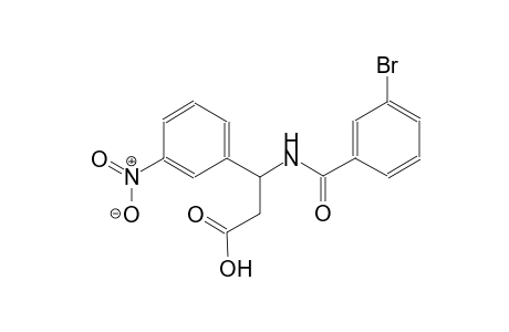 N-(3-bromobenzoyl)-3-(3-nitrophenyl)-beta-alanine