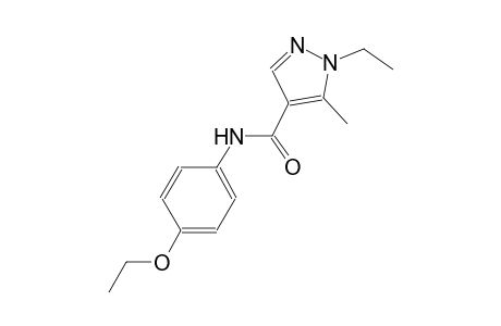N-(4-ethoxyphenyl)-1-ethyl-5-methyl-1H-pyrazole-4-carboxamide