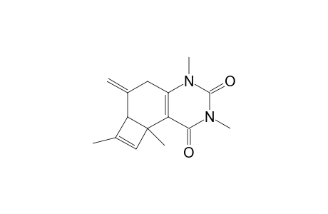 5,6,6a,8a-Tetrahydro-2,4,7,8a-tetramethyl-6-methylenecyclobuta[f]quinazoline-1,3-dione