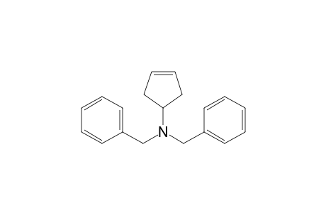 dibenzyl(cyclopent-3-en-1-yl)amine