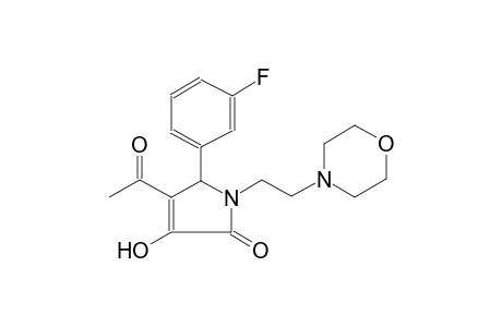 2H-pyrrol-2-one, 4-acetyl-5-(3-fluorophenyl)-1,5-dihydro-3-hydroxy-1-[2-(4-morpholinyl)ethyl]-