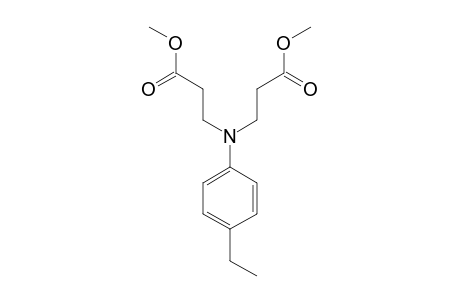 Methyl 3-[4-ethyl(3-methoxy-3-oxopropyl)anilino]propanoate