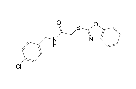 2-(1,3-benzoxazol-2-ylsulfanyl)-N-(4-chlorobenzyl)acetamide