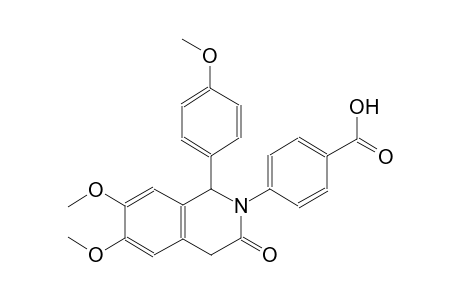 benzoic acid, 4-(3,4-dihydro-6,7-dimethoxy-1-(4-methoxyphenyl)-3-oxo-2(1H)-isoquinolinyl)-