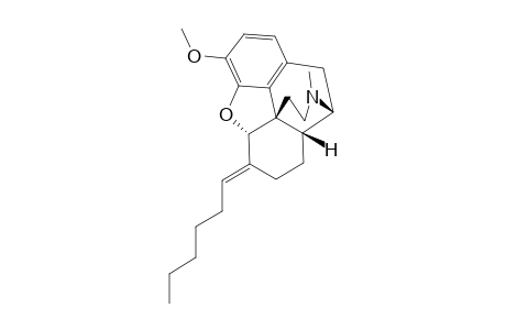 (E)-6-(HEXYLIDENE)-7,8-DIHYDRO-6-DEOXYCODEINE