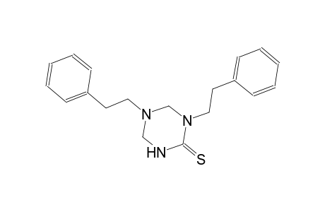 1,5-bis(2-phenylethyl)tetrahydro-1,3,5-triazine-2(1H)-thione