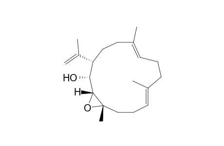 15-oxabicyclo[12.1.0]pentadeca-6,10-dien-2-ol, 6,10,14-trimethyl-3-(1-methylethenyl)-, (1R*,2R*,3S*,6E,10E,14S*)-(+-)-
