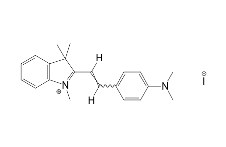 2-[p-(dimethylamino)styryl]-1,3,3-trimethyl-3H-indolium iodide