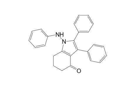 1-Anilino-2,3-diphenyl-6,7-dihydro-5H-indol-4-one