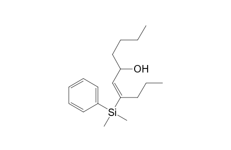 6-Decen-5-ol, 7-(dimethylphenylsilyl)-, (E)-