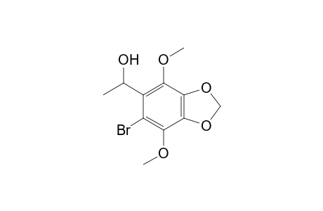 1-(6-Bromo-4,7-dimethoxy-2H-1,3-benzodioxol-5-yl)ethan-1-ol