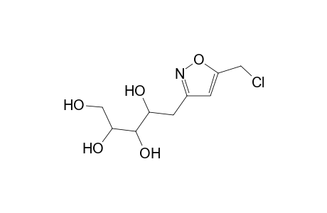 3-[2'-Deoxy-D-gluco-pentitol-1'-yl]-5-(chloromethyl)-2-isoxazole