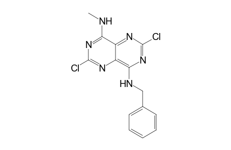 2,6-bis(chloranyl)-N8-methyl-N4-(phenylmethyl)pyrimido[5,4-d]pyrimidine-4,8-diamine