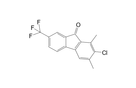 2-Chloro-1,3-trimethyl-7-(trifluoromethyl)-9H-fluoren-9-one