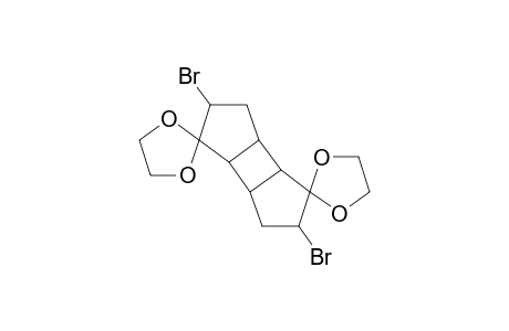 Dispiro[1,3-dioxolane-2,1'(4'H)-cyclobutadicyclopentene-4',2''-[1,3]dioxolane], 2',5'-dibromooctahydro-