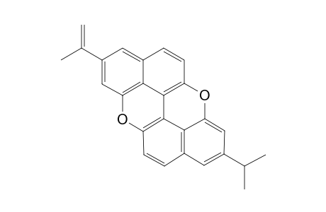peri-Xanthenoxanthene, 2-(1-methylethenyl)-8-(1-methylethyl)-