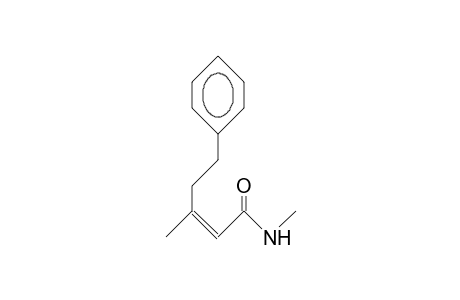 (Z)-N,3-Dimethyl-5-phenylpent-2-enamide
