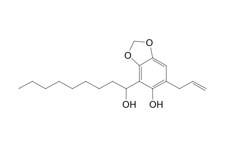 5-Methoxy-4-(hydroxymethyl)-6-(2'-propenyl)-1,3-benzodioxole