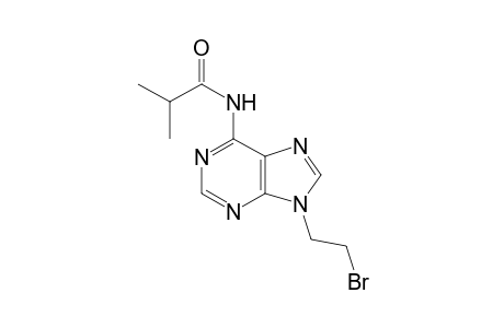 N-[9-(2-bromoethyl)-6-purinyl]-2-methylpropanamide